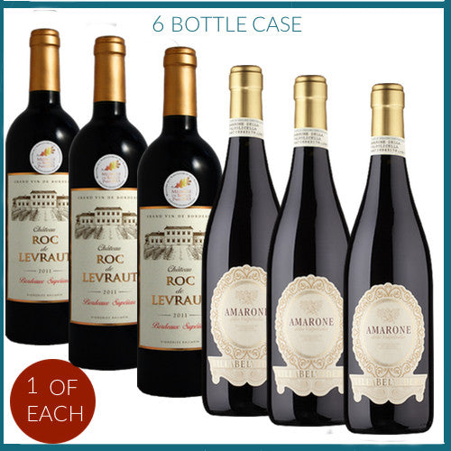Amarone & Bordeaux Six Bottle Gift Box