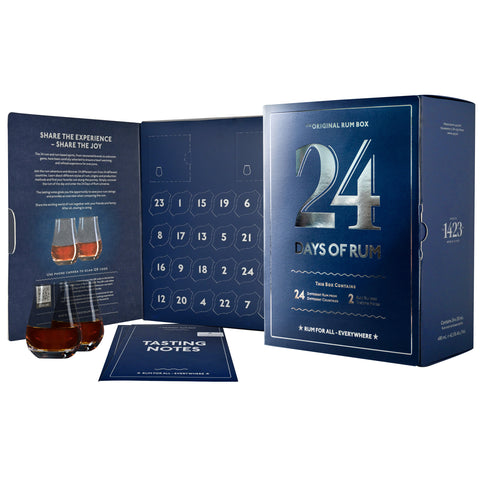24 Days of Rum Advent Calendar | Blue Edition ***NEW FOR CHRISTMAS 2026***