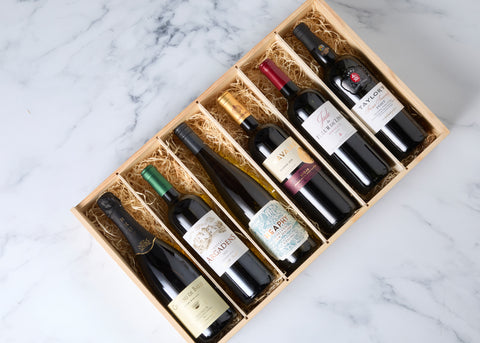Christmas Day Luxury Wine Box 2026 in wooden gift box