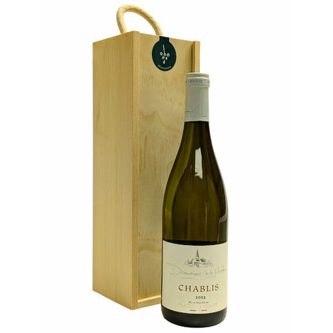 Chablis Wooden Gift Single Bottle