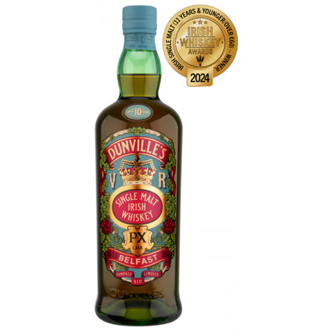 Dunville's PX 10 Year Old Single Malt Irish Whiskey