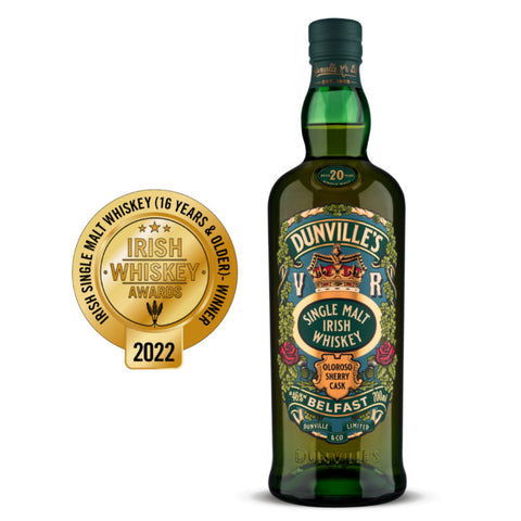 Dunville’s Oloroso 20 Year Old Single Malt Irish Whiskey
