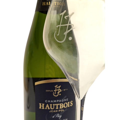 Grower Champagne & Glasses Wooden Gift Set