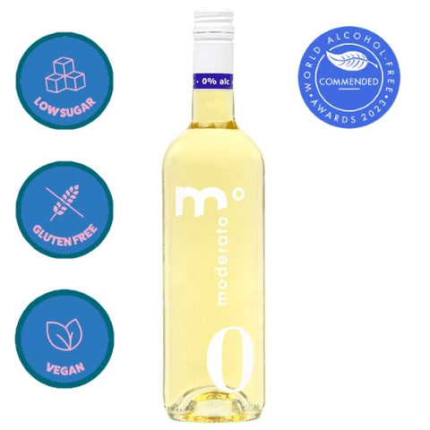 Moderato Alcohol Free White Wine Single Bottle