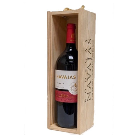 Bodegas Navajas Crianza 2019 Magnum In Wood Gift Box