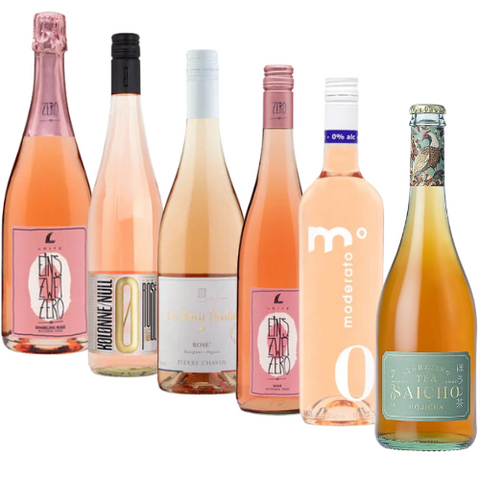 No Alcohol Rosé Wine Case - 6 Bottles