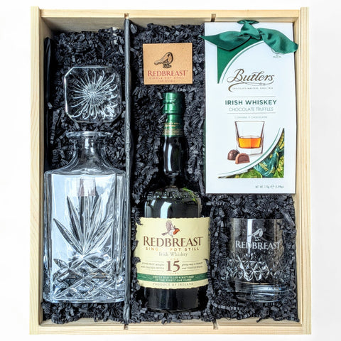 Redbreast 15 Year Old Single Pot Still Irish Whiskey Wooden Gift Box