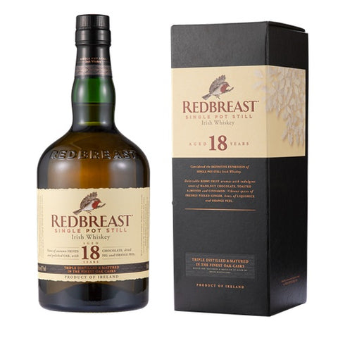 Redbreast 18 Year Old Single Pot Still Irish Whiskey