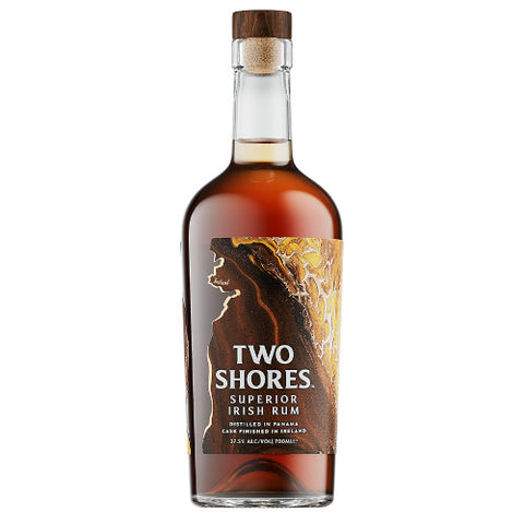 Two shores Superior Irish Rum Single Bottle