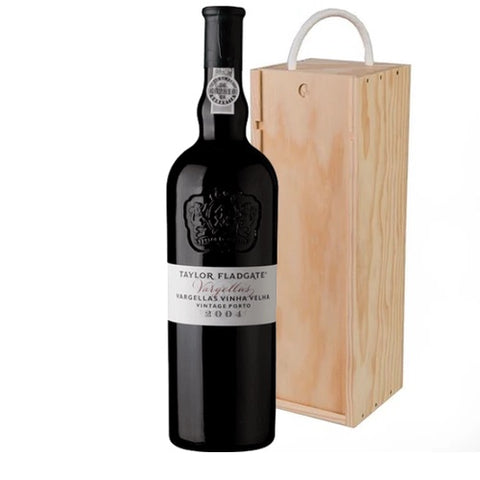 Taylor's Quinta de Vargellas Vinha Velha 2004 Single Bottle Wood Gift Box