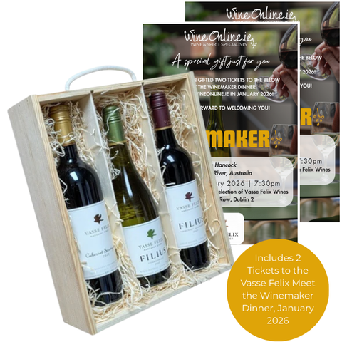 Vasse Felix Wooden 3 Bottle Gift Box & 2 Meet the Winemaker Dinner Tickets | January 2026