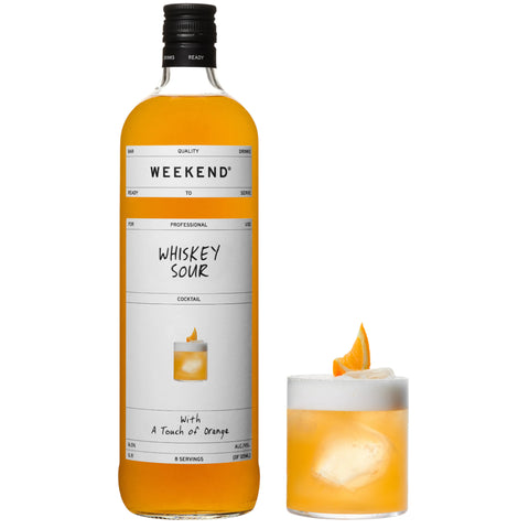 Weekend Whiskey Sour 1L (serves 8)