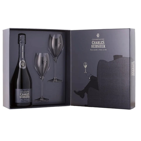 Charles Heidsieck  Champagne & Glasses Gift Box