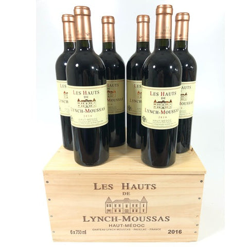 Les Hauts de Lynch Moussas 2019  (Wooden Case)