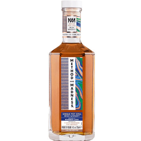 Method and Madness Garryana Oak Single Pot Still Irish Whiskey