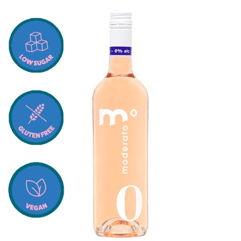 Moderato Alcohol Free Rosé Wine Single Bottle