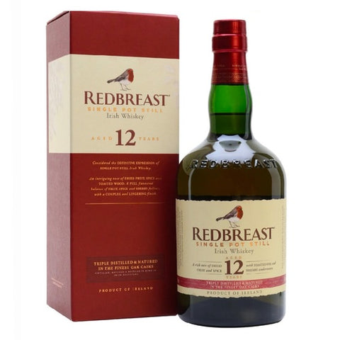 Redbreast 12 Year Old Single Pot Still Irish Whiskey