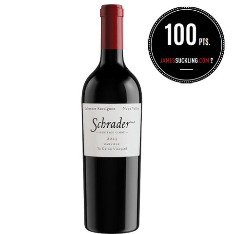 Schrader Napa Valley Oakville To Kalon Vineyard Heritage Clone Cabernet Sauvignon 2023 *** PreSale Lands Jan 2026 ***