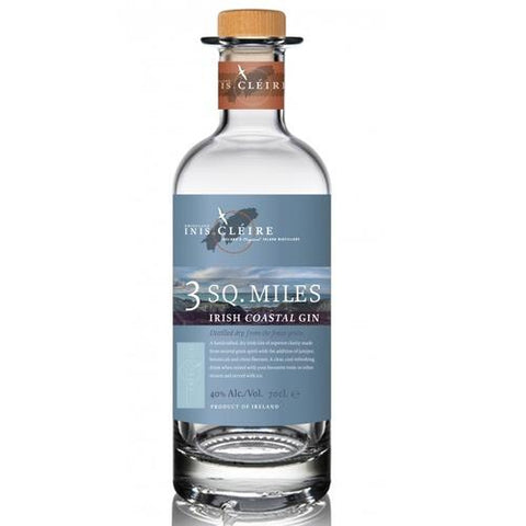 3 Sq Miles Irish Coastal Gin