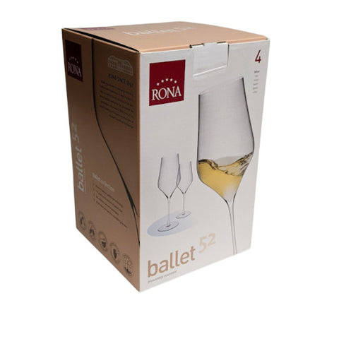Rona Ballet Wine Glasses | Set of 4 Glasses