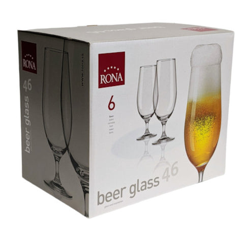 Rona Beer Glasses | Set of 6 Glasses