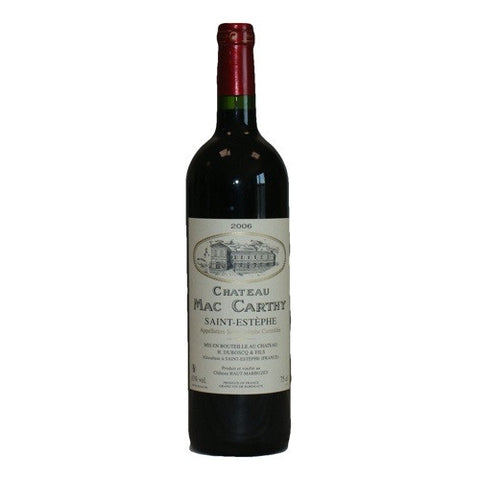 Chateau MacCarthy, St. Estephe Single Bottle