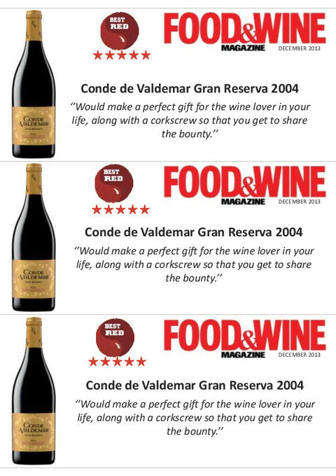 Conde de Valdemar Rioja Gran Reserva Single Bottle