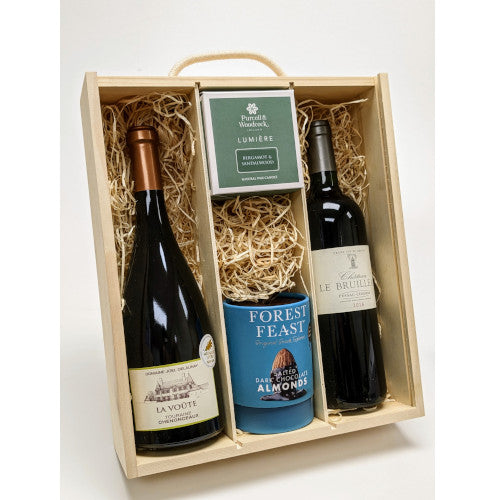 Fabric wine box DIY kit, cartonnage kit 165, online instructions inclu -  Colorway Arts