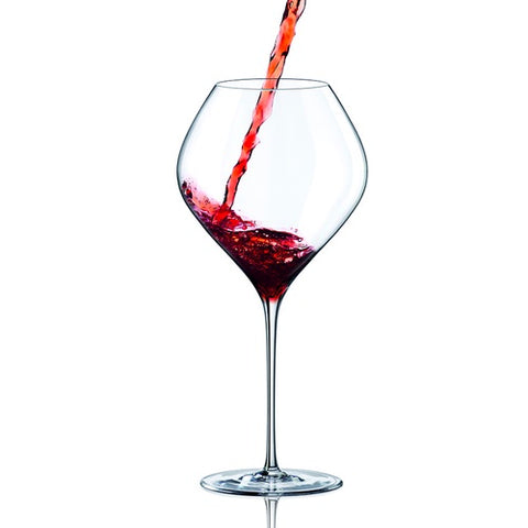 Rona Burgundy Wine Glasses | Set of 6