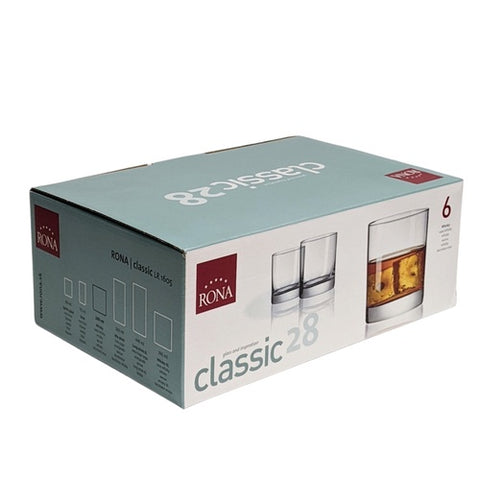 Rona Classic Whiskey Glasses | Set of 6