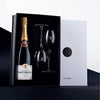 Taittinger Brut Reserve Prestige Champagne & Glasses Gift Box