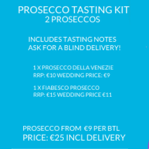 Prosecco Wedding Tasting Kit (2 Prosecco)