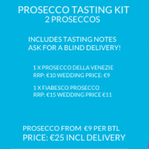 Prosecco Wedding Tasting Kit (2 Prosecco)
