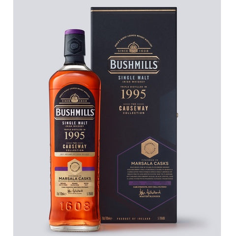 Bushmills  Causeway Collection 1995 Marsala Cask Single Malt Whiskey