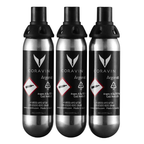 Coravin - Three Refill Argon Canisters