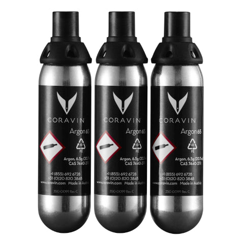 Coravin - Three Refill Argon Canisters