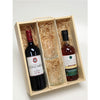 The Irish Wine Geese Whiskey & Wine Wooden Gift Box