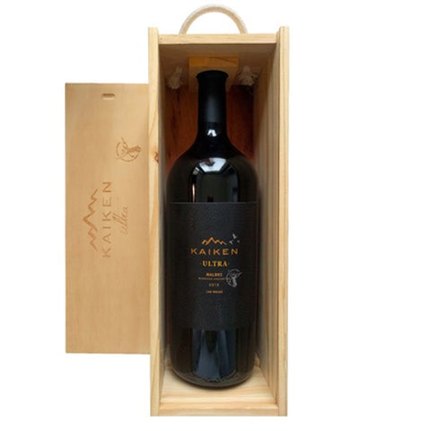 Kaiken Ultra Mendoza Malbec Single Magnum in wooden Box