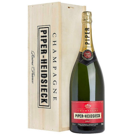 Piper-Heidsieck Cuvee Brut in Wooden Case Jeroboam (3L)