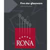 Rona Burgundy Wine Glasses | Set of 6